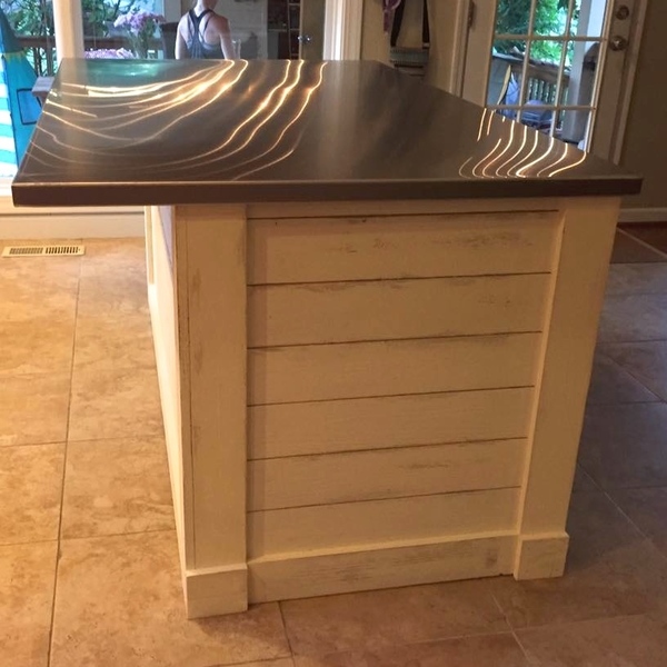 Shiplap Kitchen Island - RYOBI Nation Projects