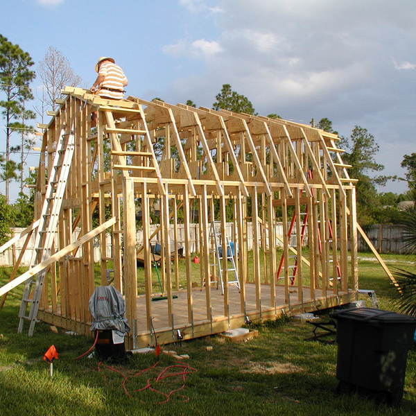 Hurricane Proof Gable Roof Shed - RYOBI Nation Projects