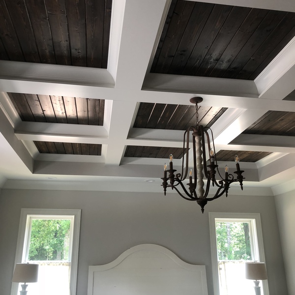 Shiplap Barn Doors Stained Coffered Ryobi Nation Projects