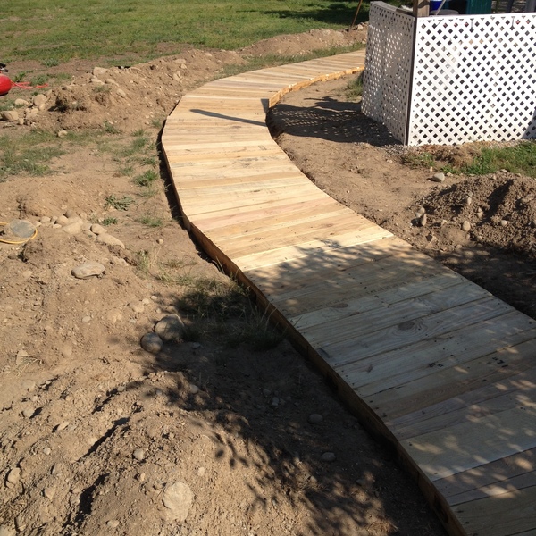 Pallet Walkway - RYOBI Nation Projects