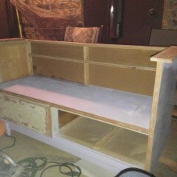 Dresser Turned Into Bench Seating Ryobi Nation Projects