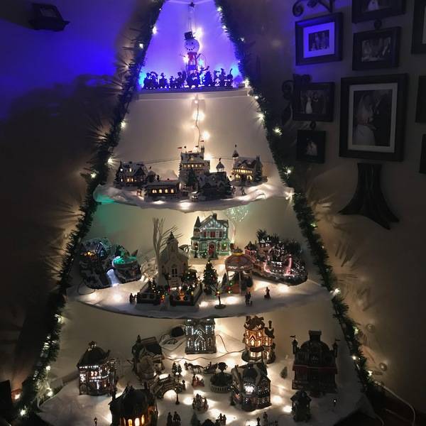 Photo: Christmas village tree stand