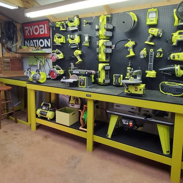 Photo: Ryobi powered work shop