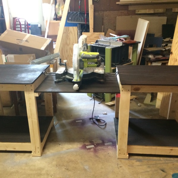 miter saw table and workbench - ryobi nation projects