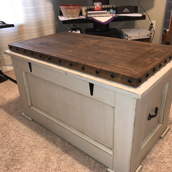 Lift top trunk coffee table - RYOBI Nation Projects