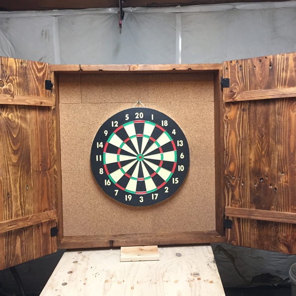 Dartboard Cabinet Ryobi Nation Projects