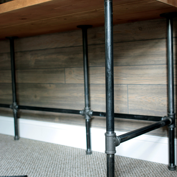 Diy Industrial Pipe Wood Desk Ryobi Nation Projects