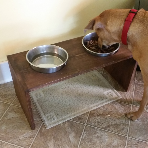 Photo: Dog dish stand 
