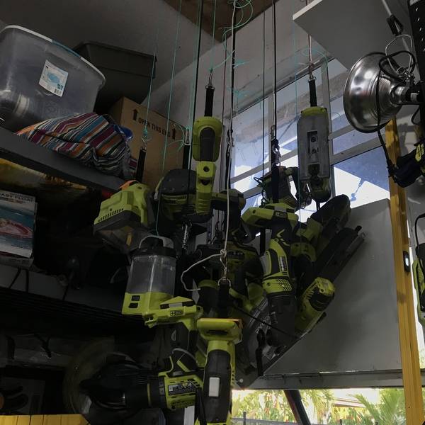 Hanging tool storage - space maker 