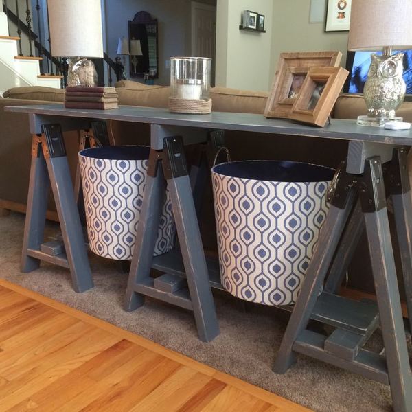 Shanty 2 Chic Sawhorse Console Table Ryobi Nation Projects