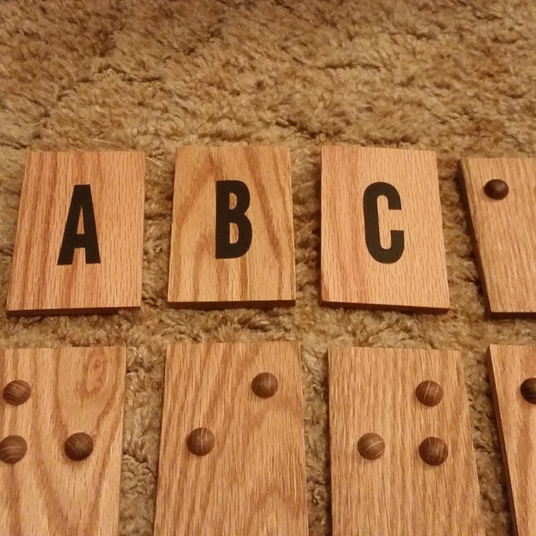 Braille Alphabet flash cards RYOBI Nation Projects