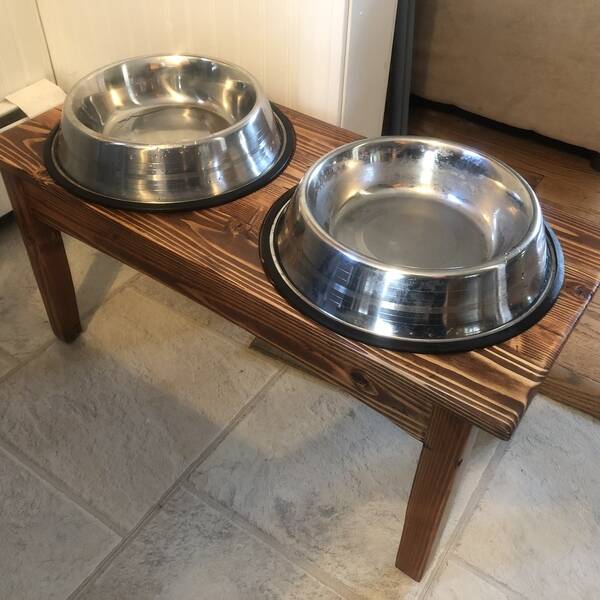 Photo: Dog bowl riser