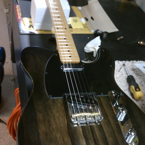 homemade telecaster guitar