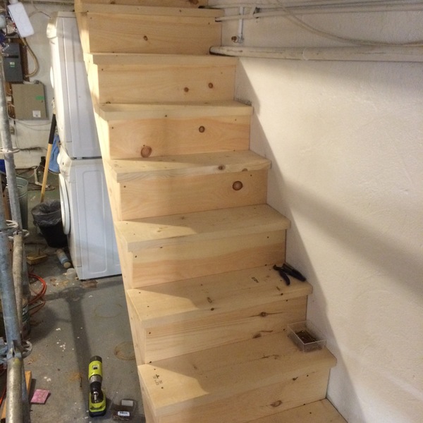 Basement Stairs - RYOBI Nation Projects