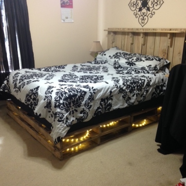 Pallet Bed W/Headboard (Queen size) - RYOBI Nation Projects