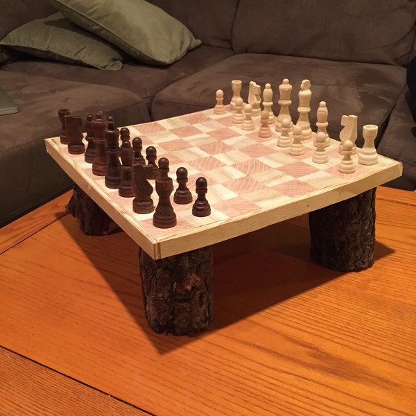 Photo: Maple and Poplar Chess Board!