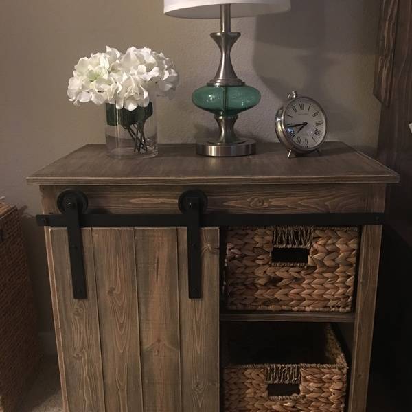 Barn Door Nightstand S2c Ryobi Nation Projects