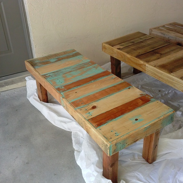 Pallet Table and Bench - RYOBI Nation Projects