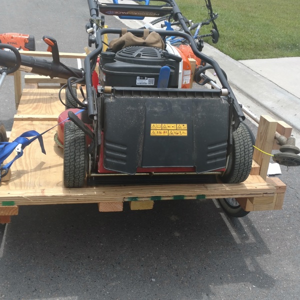 innovative bike trailer for lawn care business RYOBI Nation Projects