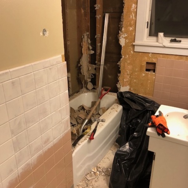 Photo: bathroom remodel