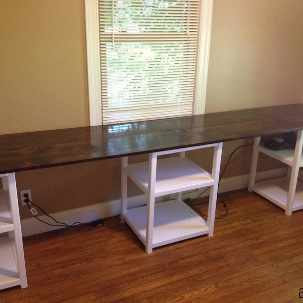 Diy Office Desk For Two Ryobi Nation Projects
