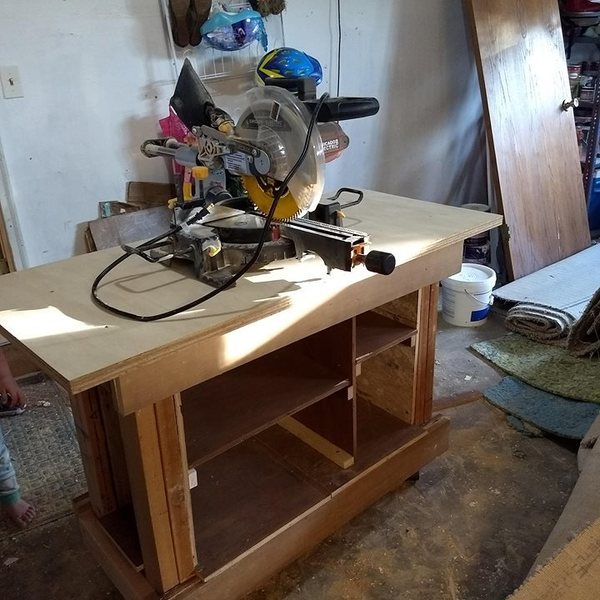 Rolling Saw Cart Ryobi Nation Projects