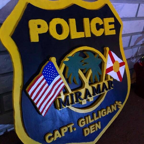 Photo: 3D police badge