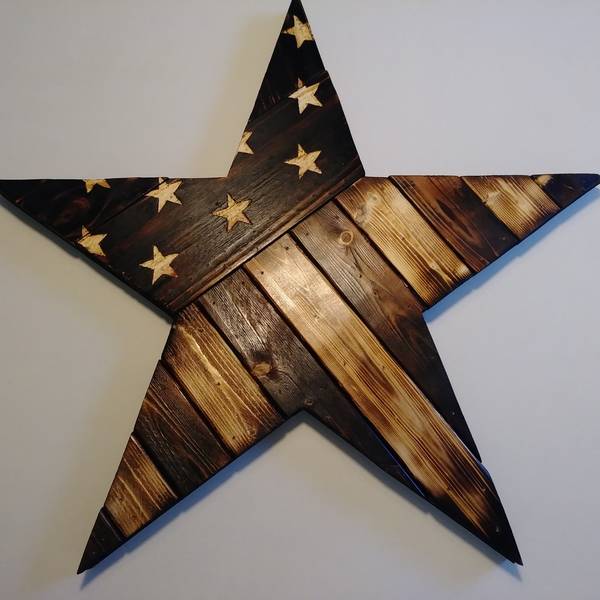 Rustic Star Flag - RYOBI Nation Projects