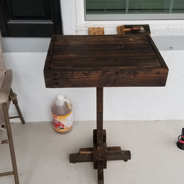 Small Patio Side Table From Pallet Wood Ryobi Nation Projects Project Image