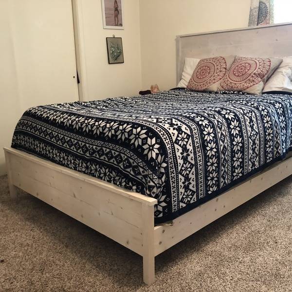 Simple Rustic Bed Frame - RYOBI Nation Projects