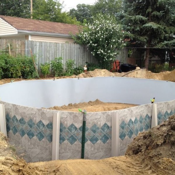 16' x 24' Above Ground Pool Sunk into Backyard! - RYOBI Nation Projects