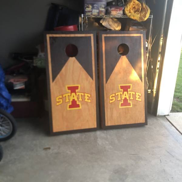 Photo: ISU Corn Hole Boards