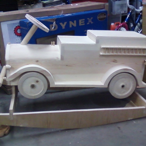 Grandkid wanted a rocking fire truck RYOBI Nation Projects