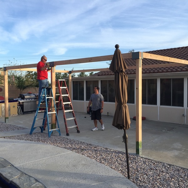 Stand Alone Patio Cover - RYOBI Nation Projects