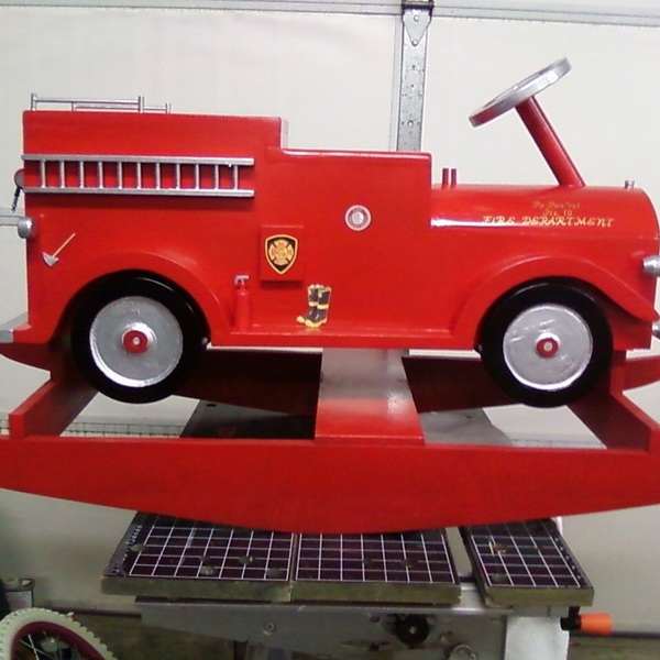 Grandkid wanted a rocking fire truck RYOBI Nation Projects