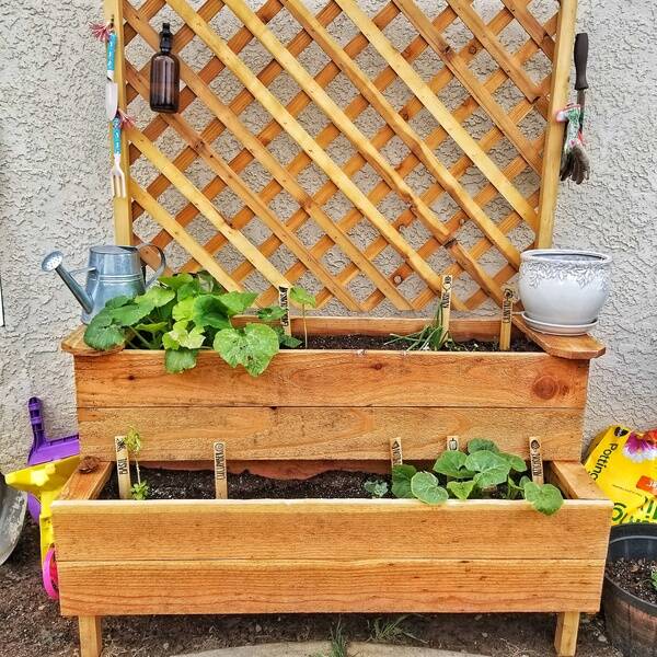 Photo: DIY Raised Tiered Planters Boxes And Wine Tote & bird house!!!