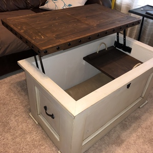 Lift top trunk coffee table - RYOBI Nation Projects