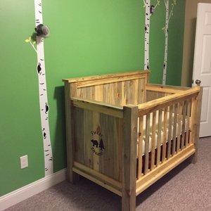 rustic crib