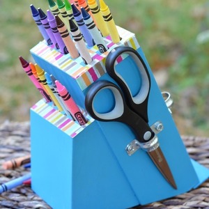 Photo: DIY Crayon Holder Project