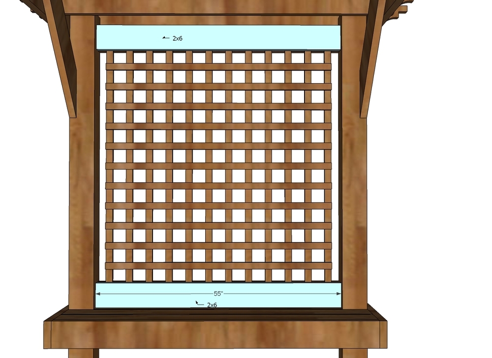 2X6 Printable Free Printable Pergola End Templates