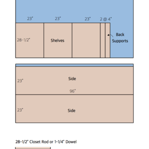 Long Hanging Unit - DIY Master Closet - RYOBI Nation Projects