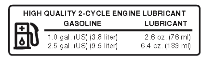 2 Cycle Full Crank Straight Shaft String Trimmer Ryobi Tools Do Not Use Automotive Lubricant Or 2 Cycle Outboard We Recommend Using A Ryobi Homelite Premium Oil Care