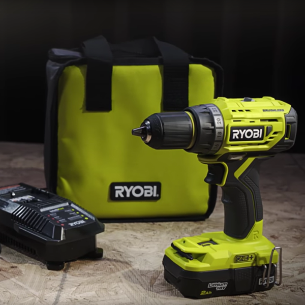 Ryobi Tv Tools New 18v One Brushless Drill Driver Kit