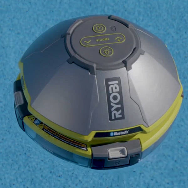 ryobi floating speaker light show